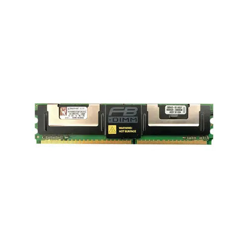 KVR800D2D8F5K2/2G - Kingston 2GB Kit (2 X 1GB) DDR2-800MHz PC2-6400 ECC Fully Buffered CL5 240-Pin DIMM Dual Rank X 8 Memory