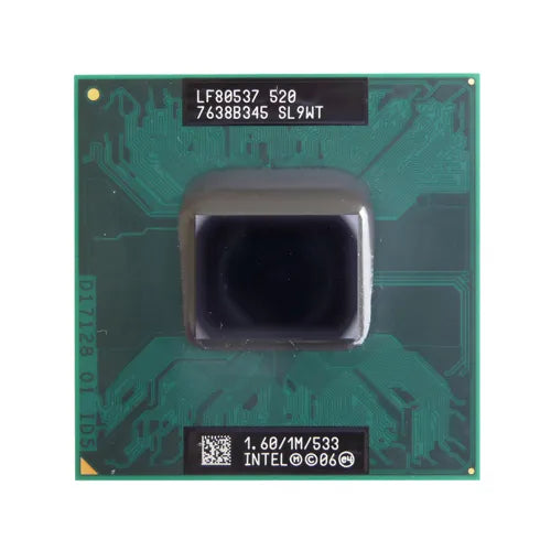 LF80537NE0251M Intel Celeron M 520 Single-Core 1.60GHz 533MHz FSB 1MB L2 Cache Socket PGA478 Notebook Processor