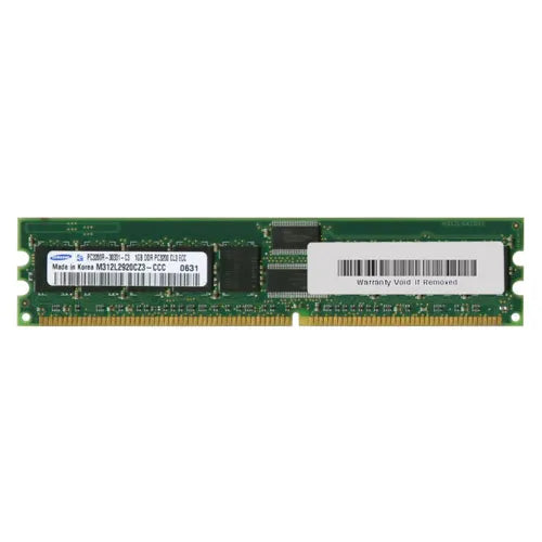 M312L2920CZ3-CCC Samsung 1GB DDR-400MHz PC3200 ECC Registered RDIMM CL3 1Rx4 2.5V 184-Pin Memory Module
