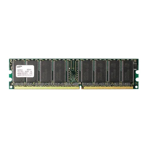 M368L3223DTL-CA2 Samsung 256MB DDR-266MHz PC2100 Non-ECC Unbuffered UDIMM CL2.5 1Rx8 2.5V 184-Pin Memory Module