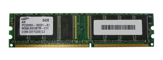 3DDLA14661878 3D Memory 512MB PC3200 DDR-400MHz non-ECC Unbuffered 184-Pin DIMM Memory Module for Dimension 1100 P/N (compatible with A14661878, KFJ2847/512, DE467G, 445715-885, 38L4378)