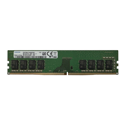 M378A1K43BB2-CRC Samsung 8GB DDR4-2400MHz PC4-19200 Non-ECC Unbuffered UDIMM CL17 1Rx8 1.2V 288-Pin Memory Module