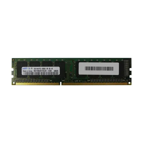 M378B2873CZ0-CG8 Samsung 1GB DDR3-1066MHz PC3-8500 Non-ECC Unbuffered UDIMM CL7 1Rx8 1.5V 240-Pin Memory Module