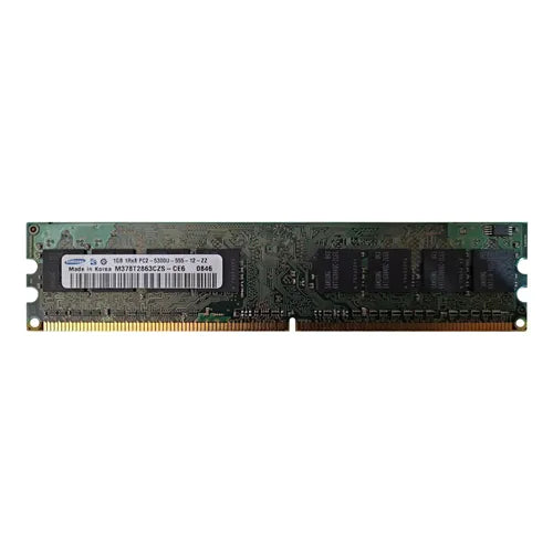 M378T2863CZS-CE6 Samsung 1GB DDR2-667MHz PC2-5300 Non-ECC Unbuffered UDIMM CL5 1Rx8 1.8V 240-Pin Memory Module