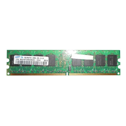 M378T2953BZO-CCC Samsung 1GB DDR2-400MHz PC2-3200 Non-ECC Unbuffered UDIMM CL3 2Rx8 1.8V 240-Pin Memory Module