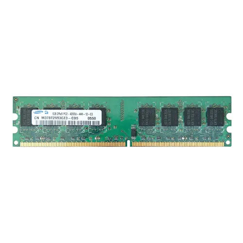 M378T2953CZ3-CD5 Samsung 1GB DDR2-533MHz PC2-4200 Non-ECC Unbuffered UDIMM CL4 2Rx8 1.8V 240-Pin Memory Module