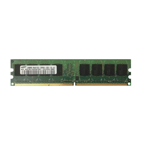 M378T3253FG0-CCCDS Samsung 256MB DDR2-400MHz PC2-3200 Non-ECC Unbuffered UDIMM CL3 1Rx8 1.8V 240-Pin Memory Module