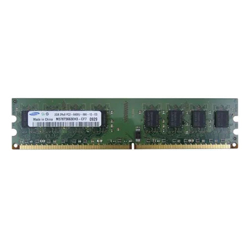 M378T5663EHS-CF7 Samsung 2GB DDR2-800MHz PC2-6400 Non-ECC Unbuffered UDIMM CL6 2Rx8 1.8V 240-Pin Memory Module