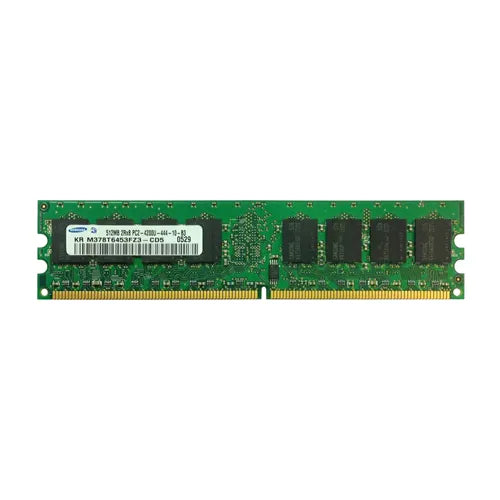 M378T6453FZ3-CD5 Samsung 512MB DDR2-533MHz PC2-4200 Non-ECC Unbuffered UDIMM CL4 2Rx8 1.8V 240-Pin Memory Module