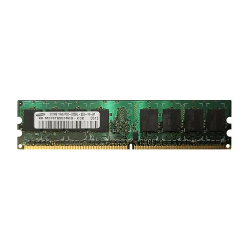 M378T6553BGO-CCC Samsung 512MB DDR2-400MHz PC2-3200 Non-ECC Unbuffered UDIMM CL3 1Rx8 1.8V 240-Pin Memory Module