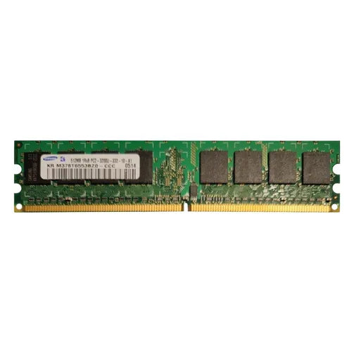 M378T6553BZO-CCC Samsung 512MB DDR2-400MHz PC2-3200 Non-ECC Unbuffered UDIMM CL3 1Rx8 1.8V 240-Pin Memory Module