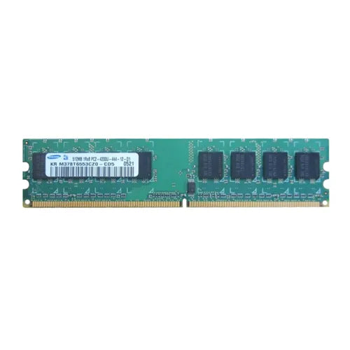 M378T6553CZ0-CD5 Samsung 512MB DDR2-533MHz PC2-4200 Non-ECC Unbuffered UDIMM CL4 1Rx8 1.8V 240-Pin Memory Module