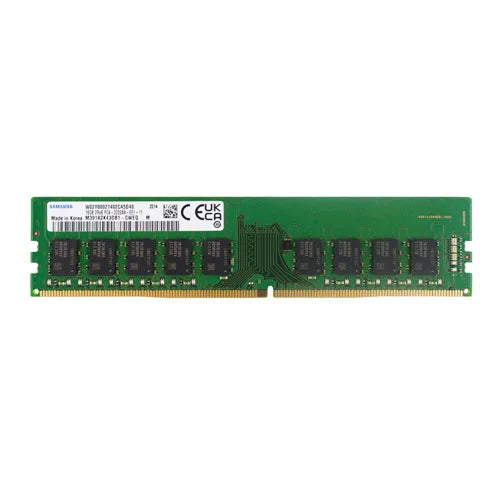 M391A2K43DB1-CWE Samsung 16GB DDR4-3200MHz PC4-25600 ECC Unbuffered UDIMM CL22 2Rx8 1.2V 288-Pin Memory Module