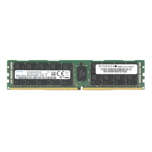 M393A8G40MB2-CTD6Y Samsung 64GB DDR4-2666MHz PC4-21300 ECC Registered RDIMM CL19 2Rx4 1.2V 288-Pin Memory Module