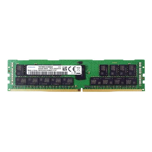 M393A8G40MB2-CVF Samsung 64GB DDR4-2933MHz PC4-23400 ECC Registered RDIMM CL21 4Rx4 1.2V 288-Pin Memory Module