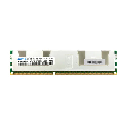 M393B1G70EM1-CF8 Samsung 8GB DDR3-1066MHz PC3-8500 ECC Registered RDIMM CL7 4Rx4 1.5V 240-Pin Memory Module
