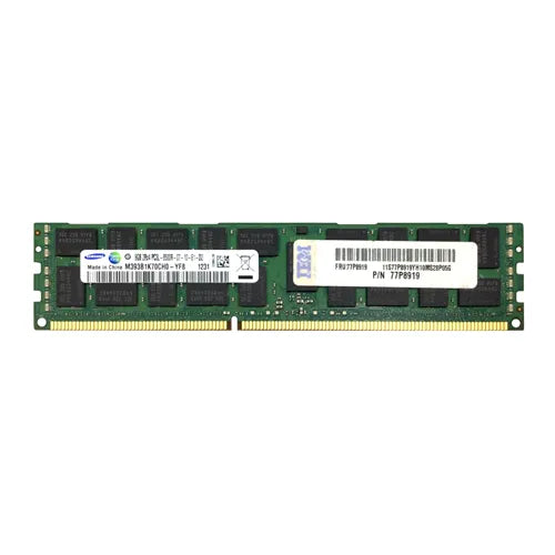 M393B1K70CH0-YF8 Samsung 8GB DDR3-1066MHz PC3-8500 ECC Registered RDIMM CL7 2Rx4 1.35V 240-Pin Memory Module