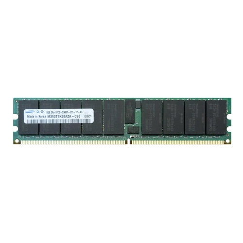 M393T1K66AZA-CE6 Samsung 8GB DDR2-667MHz PC2-5300 ECC Registered RDIMM CL5 2Rx4 1.8V 240-Pin Memory Module