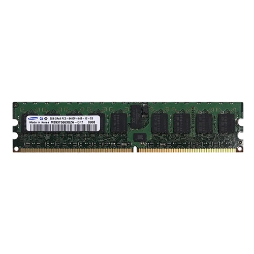 M393T5663QZA-CF7 Samsung 2GB DDR2-800MHz PC2-6400 ECC Registered RDIMM CL6 2Rx8 1.8V 240-Pin Memory Module