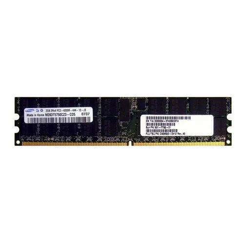 M393T5750CZ3-CD5 Samsung 2GB DDR2-533MHz PC2-4200 ECC Registered RDIMM CL4 2Rx4 1.8V 240-Pin Memory Module