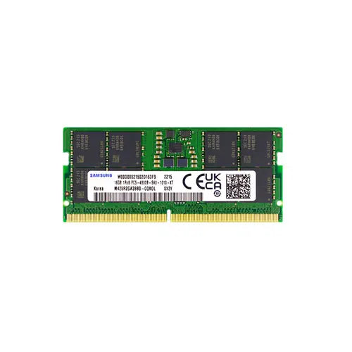 M425R2GA3BB0-CQK0L - Samsung 16GB DDR5-4800MHz/PC5-38400 Non-ECC Unbuffered CL40 262-Pin SODIMM 1.1V Single Rank Memory Module