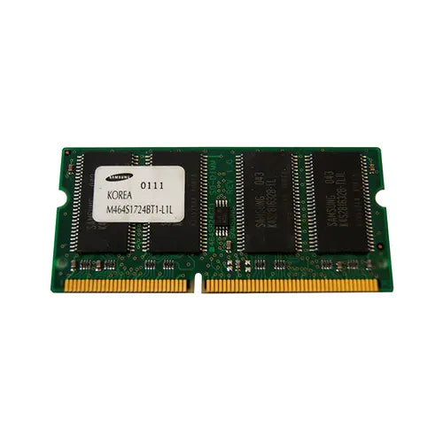 M464S1724BT1-L1L - Samsung 128MB SDRAM 100MHz PC100 144-Pin SoDimm Memory Module