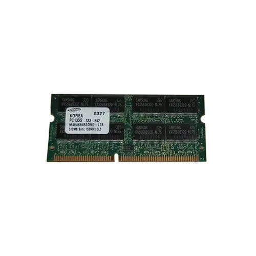 M464S6453DN0-L7A - Samsung 512MB 133MHz PC133 non-ECC Unbuffered CL3 144-Pin SoDimm Memory Module