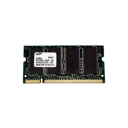 M470L3223ET0-CB3 - Samsung 256MB DDR-333MHz PC2700 non-ECC Unbuffered CL2.5 200-Pin SoDimm Memory Module
