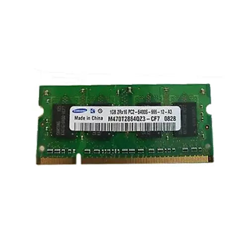 M470T2864QZ3-CF7-082 - Samsung 1GB DDR2-800MHz PC2-6400 non-ECC Unbuffered CL6 200-Pin SoDimm Dual Rank Memory Module
