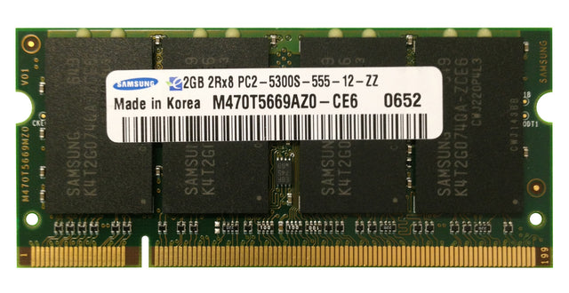 3D-13D243N647830-2G 2GB Module DDR2 SoDimm 200-Pin PC2-5300 CL=5 non-ECC Unbuffered DDR2-667 1.8V 256Meg x 64 for Asus Eee PC 1201NL Notebook n/a