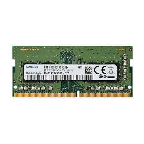 M471A1K43CB1-CTD Samsung 8GB DDR4-2666MHz PC4-21300 Non-ECC Unbuffered SODIMM CL19 1Rx8 1.2V 260-Pin Memory Module