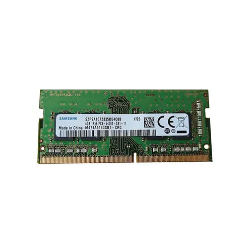 M471A5143SB1-CRC - SamSung 4GB DDR4-2400MHz PC4-19200 non-ECC Unbuffered CL17 260-Pin SoDimm 1.2V Single Rank Memory Module