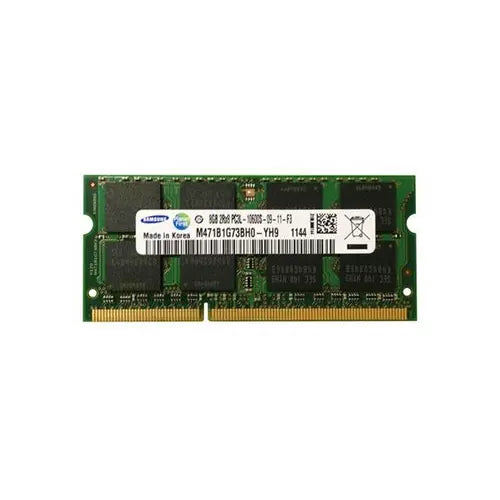 M471B1G73BH0-YH9 - Samsung 8GB DDR3-1333MHz PC3-10600 non-ECC Unbuffered CL9 204-Pin SoDimm 1.35V Low Voltage Dual Rank Memory Module