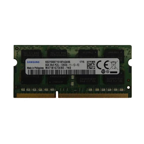 M471B1G73EBO-YK0 Samsung 8GB DDR3-1600MHz PC3-12800 Non-ECC Unbuffered SODIMM CL11 2Rx8 1.35V 204-Pin Memory Module