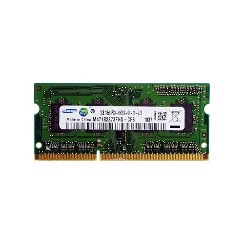 M471B2873FHS-CF8 - Samsung 1GB DDR3-1066MHz PC3-8500 non-ECC Unbuffered CL7 204-Pin SoDimm Single Rank Memory Module