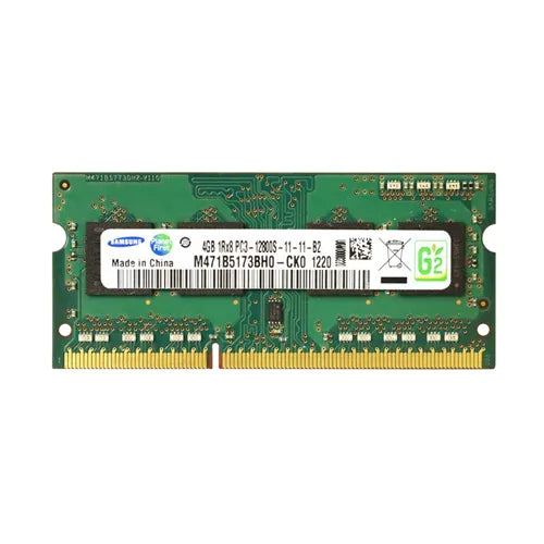 M471B5173BH0-CK0 Samsung 4GB DDR3-1600MHz PC3-12800 Non-ECC Unbuffered SODIMM CL11 1Rx8 1.5V 204-Pin Memory Module