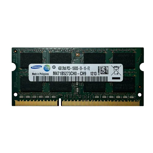 M471B5273CH0-CH9 Samsung 4GB DDR3-1333MHz PC3-10600 Non-ECC Unbuffered SODIMM CL9 2Rx8 1.5V 204-Pin Memory Module