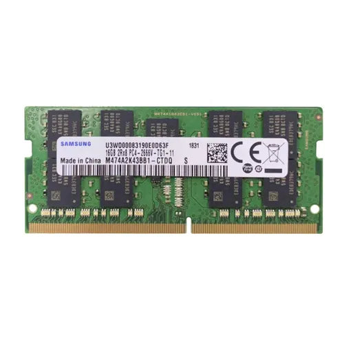 M474A2K43BB1-CTD Samsung 16GB DDR4-2666MHz PC4-21300 ECC Unbuffered SODIMM CL19 2Rx8 1.2V 260-Pin Memory Module