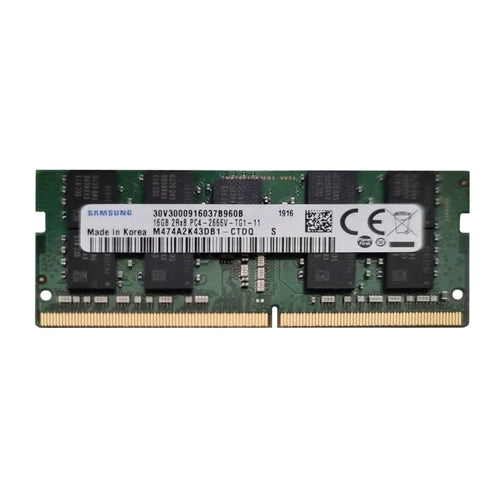 M474A2K43DB1-CTD Samsung 16GB DDR4-2666MHz PC4-21300 ECC Unbuffered SODIMM CL19 2Rx8 1.2V 260-Pin Memory Module