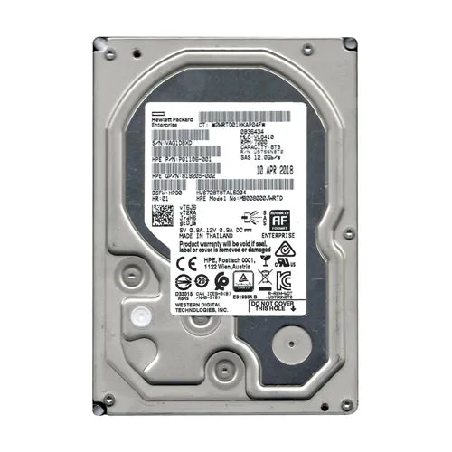 MB008000JWRTD HP 18TB SAS 12Gb/s 7200RPM 3.5-Inch Hard Drive