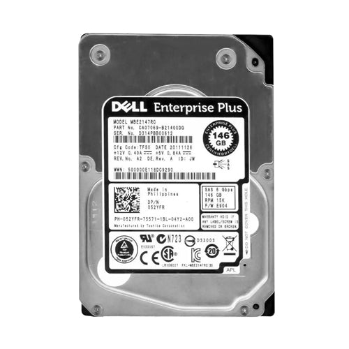 MBE2147RC Fujitsu 147GB 15000RPM SAS 6Gb/s 16MB Cache 2.5-Inch Hard Drive