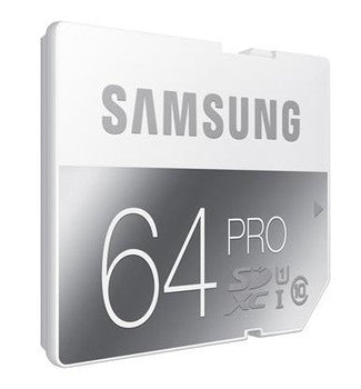 Samsung - MBSG64DAM - PRO 64GB Class 10 SDXC UHS-I Flash Memory Card