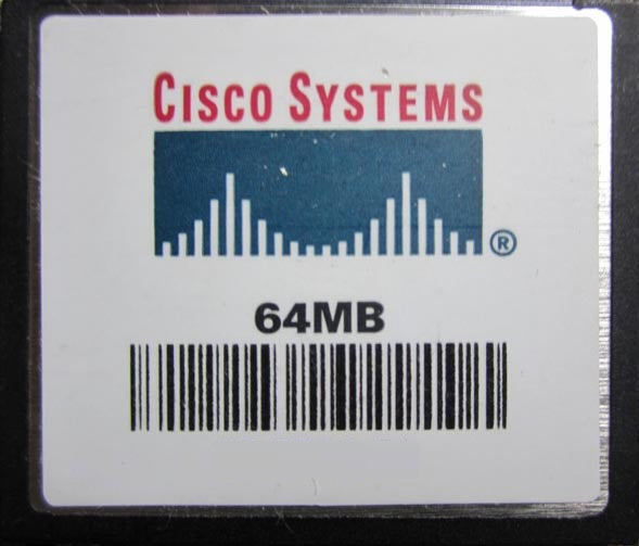 MEM-1800-64CF Cisco 64MB Flash Card for Cisco 1800 Series Routers