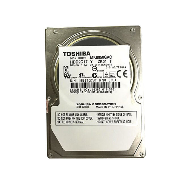 80GB 4200RPM IDE 44-Pin 2MB Cache 2.5-Inch Hard Drive