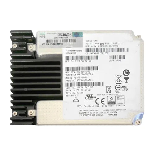 MO000400JWFWN HP 400GB SAS 12Gb/s Mixed Use 2.5-Inch Solid State Drive