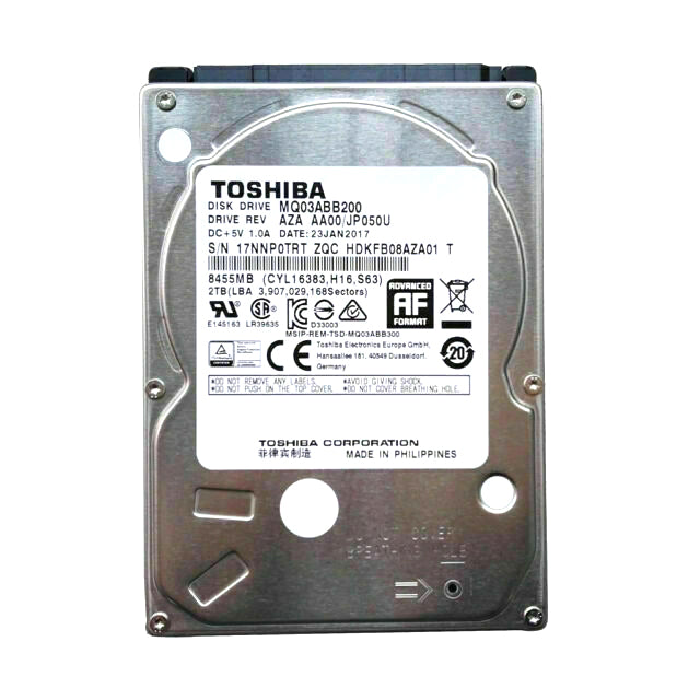 2TB 5400RPM SATA 6Gb/s 16MB Cache 2.5-Inch Hard Drive