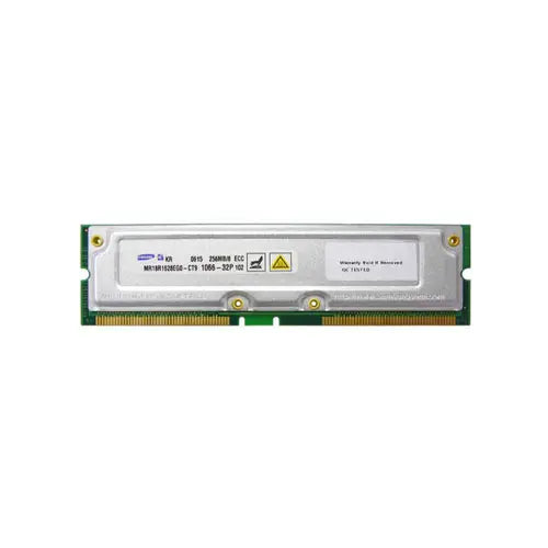 MR18R1628EG0-CT9 - Samsung 128MB 1066MHz PC1066 32ns ECC 184-Pin RDRAM RIMM Memory