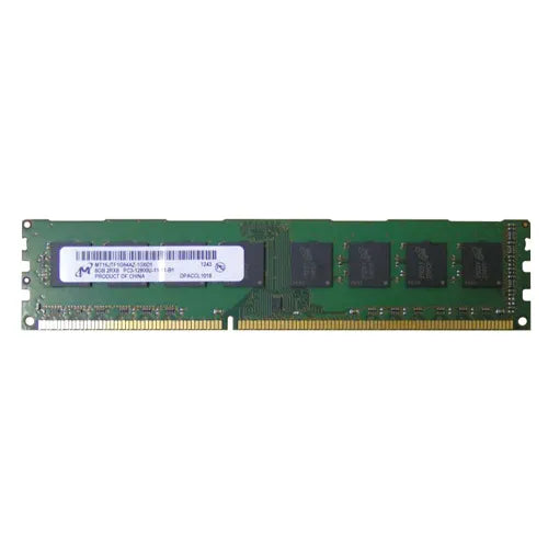MT16JTF1G64AZ-1G6D1 Micron 8GB DDR3-1600MHz PC3-12800 Non-ECC Unbuffered UDIMM CL11 2Rx8 1.5V 240-Pin Memory Module
