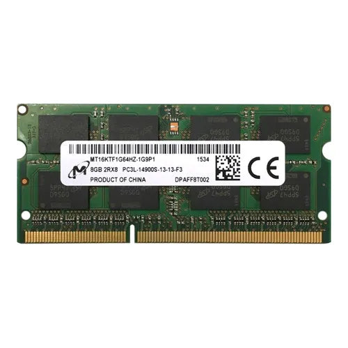 MT16KTF1G64HZ-1G9P1 Micron 8GB DDR3-1866MHz PC3-14900 Non-ECC Unbuffered SODIMM CL13 2Rx8 1.35V 204-Pin Memory Module