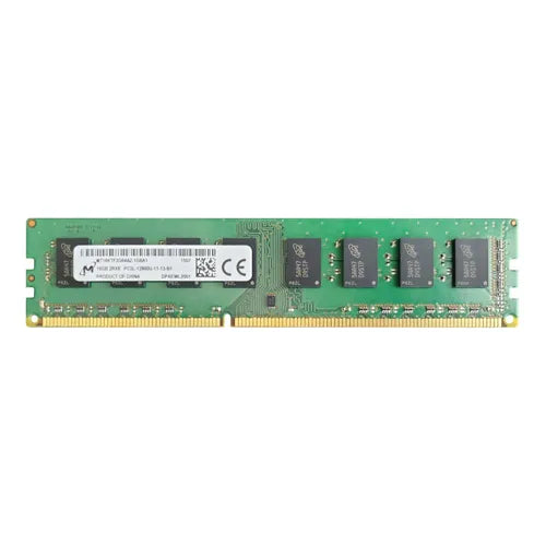MT16KTF2G64AZ-1G6A1 Micron 16GB DDR3-1600MHz PC3-12800 Non-ECC Unbuffered UDIMM CL11 2Rx8 1.35V 240-Pin Memory Module